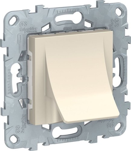 Вывод кабеля без рамки Schneider Electric Unica New бежевый фото Вывод кабеля без рамки Schneider Electric Unica New бежевый картинка